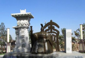 聊城秦始皇雕塑，精致细腻，传承历史之美