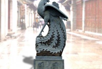 聊城匠心之作——青石仿古凤凰雕塑
