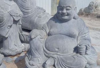 聊城青石仿古弥勒佛雕塑