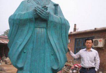 聊城来自中国历史的经典孔子雕塑