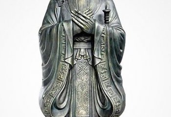 聊城青铜孔子像——独特的品格雕塑