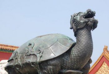聊城青铜龙雕塑，象征传统文化之美