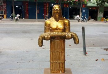聊城昆仑山神农雕塑像，传承古老艺术