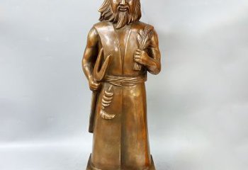 聊城尊贵的神农大帝铜雕塑
