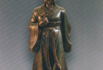聊城扁鹊仿铜人物雕塑-独特的玻璃钢雕刻