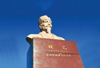聊城中领雕塑荣耀出品：十大名医之儿科之圣头像雕塑