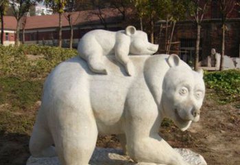 聊城狗熊雕塑景观，给你一个精美园林