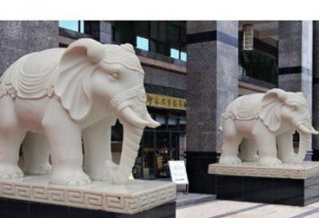 聊城最佳选择——石雕酒店大象雕塑