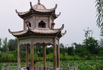 聊城装点你的空间，让石雕凉亭景观雕塑点缀你的美