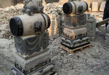 聊城定制大象雕塑石雕门墩，传承中国古典文化