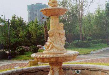 聊城石雕喷泉龙头——美观优雅的水景定制