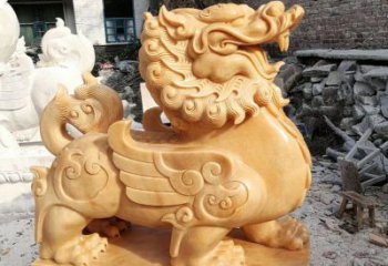 聊城令人叹为观止的貔貅雕塑