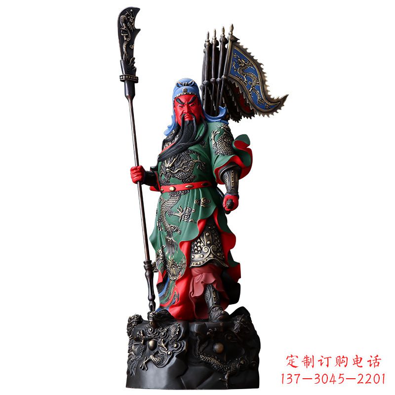 聊城武财神关二爷雕塑