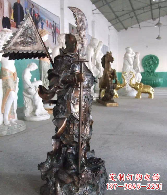 聊城武财神关公人物铜雕