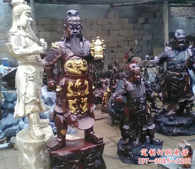 聊城武财神提刀关公铜雕