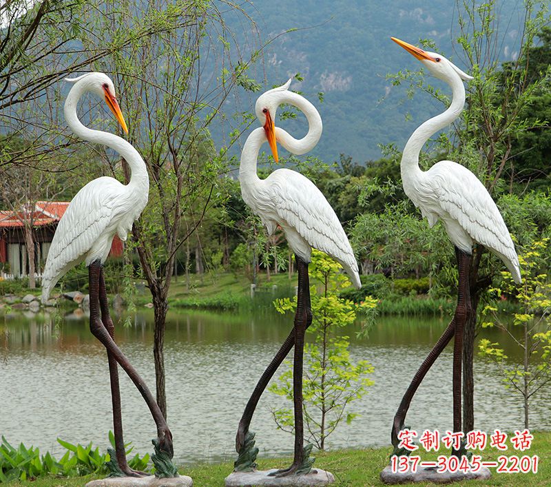 聊城仙鹤的雕塑