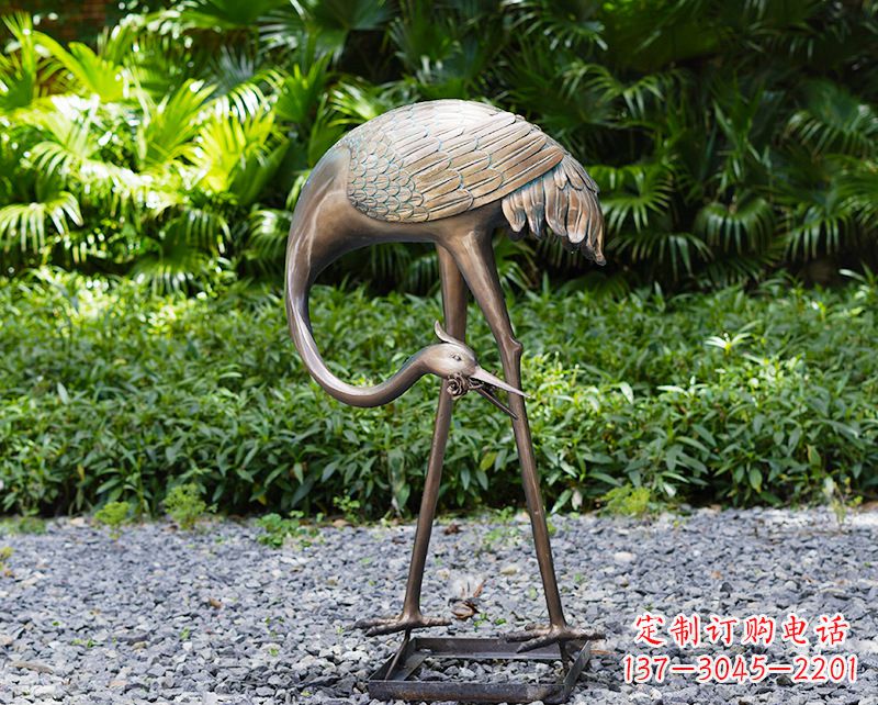 聊城仙鹤雕塑喷泉