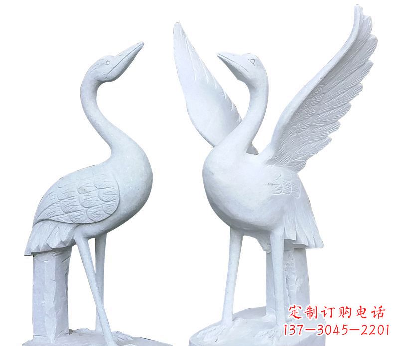 聊城仙鹤公园动物石雕