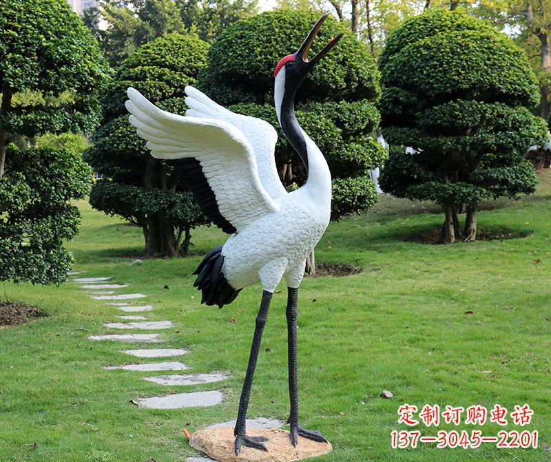 聊城仙鹤金属雕塑