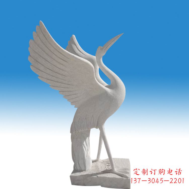 聊城仙鹤砂岩雕塑