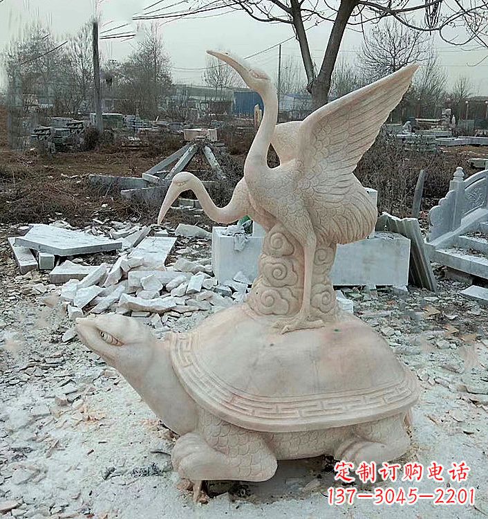 聊城仙鹤石材雕塑