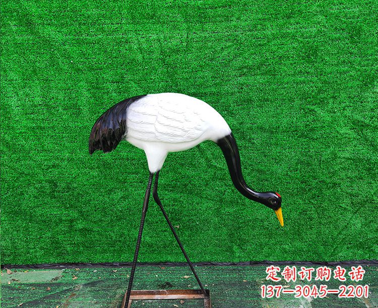 聊城仙鹤头雕塑