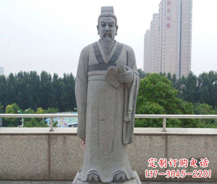 聊城先秦法家代表人物商鞅石雕