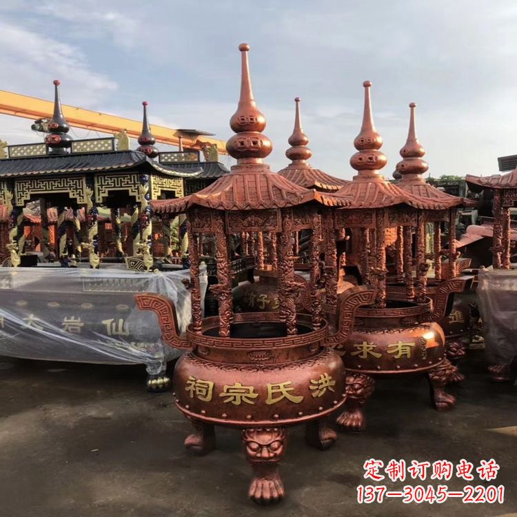 聊城香炉铜雕