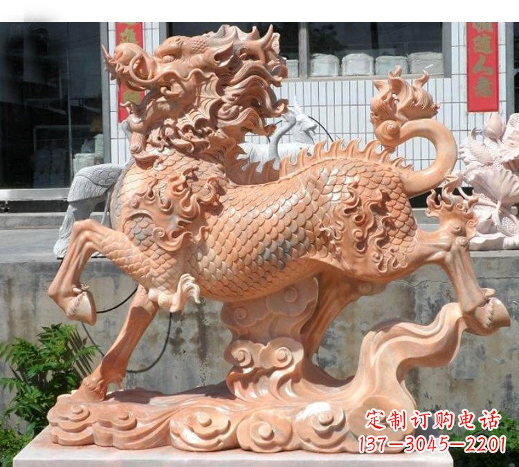 聊城祥云麒麟石雕