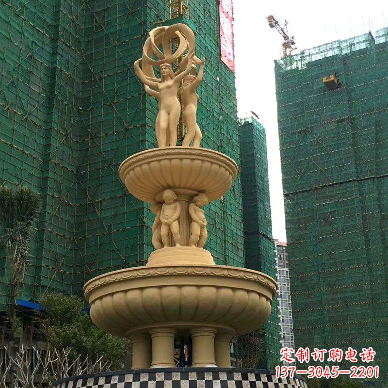 聊城小区大型欧式人物景观喷泉