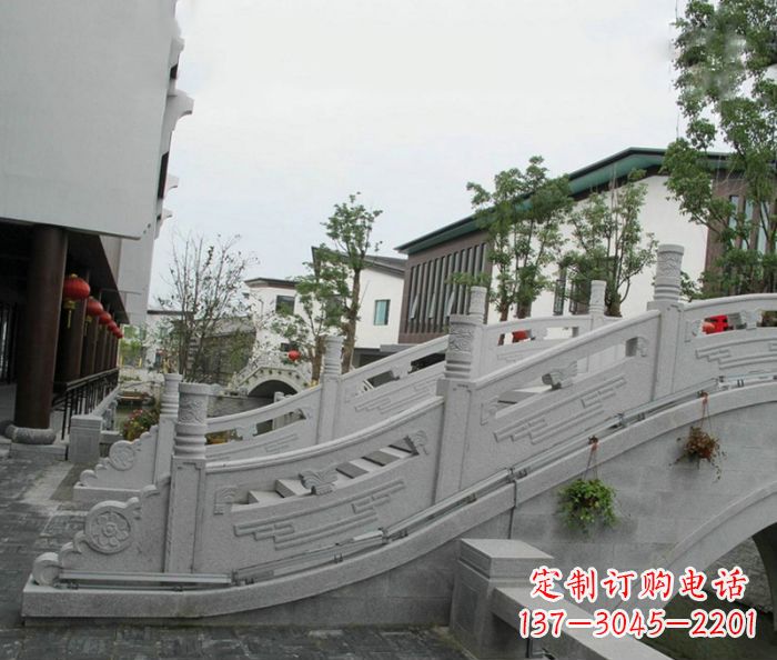聊城小区景观大理石拱桥