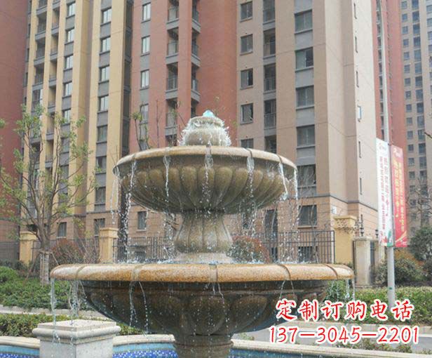 聊城小区景观大理石喷泉石雕