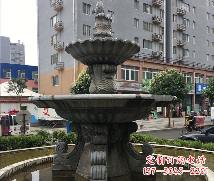 聊城小区景观仿古喷泉石雕