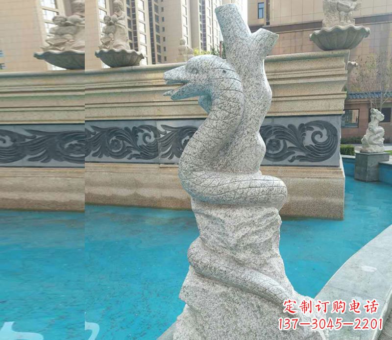 聊城小区十二生肖雕塑动物石雕