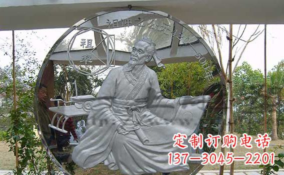 聊城校园不锈钢名人浮雕