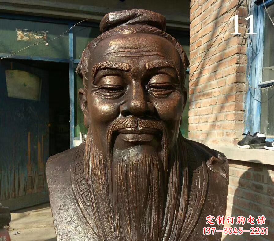 聊城校园名人铜雕 人物雕塑