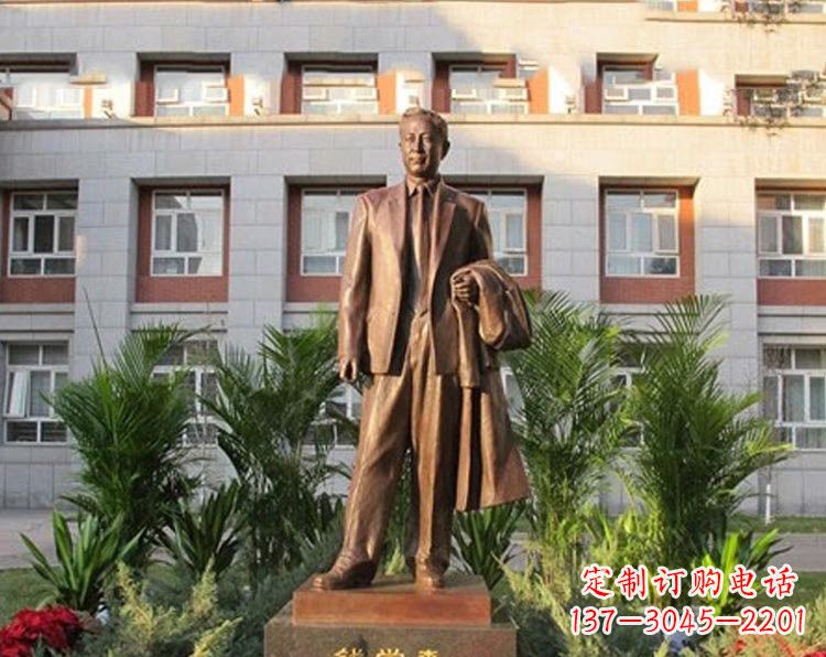 聊城校园钱学森铜雕