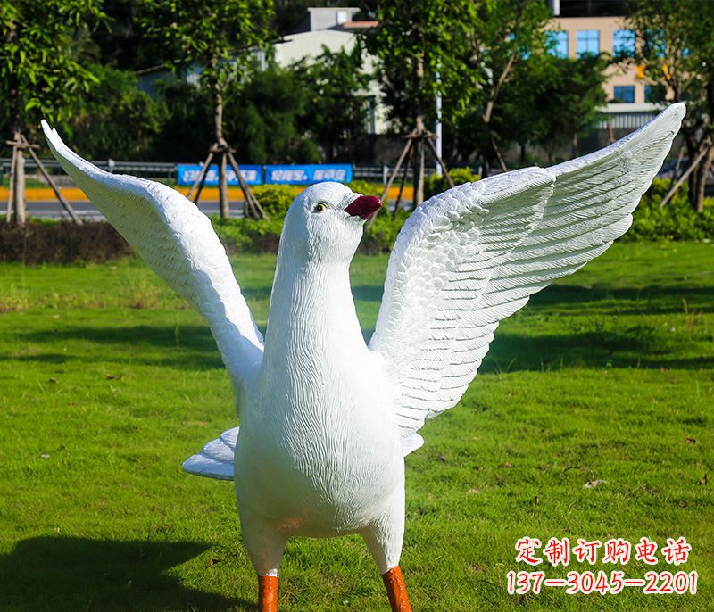 聊城新县和平鸽雕塑