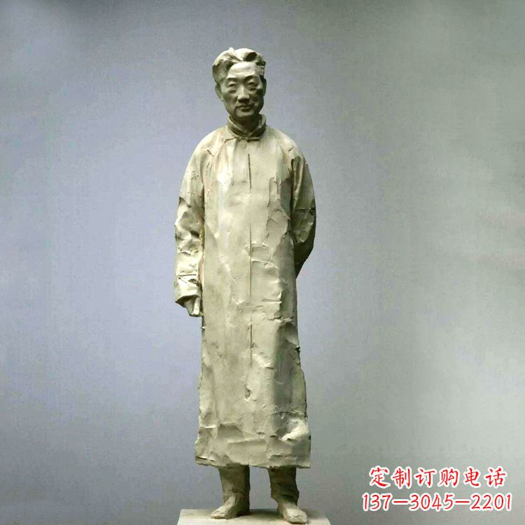 聊城徐悲鸿雕塑像石雕历史名人雕像