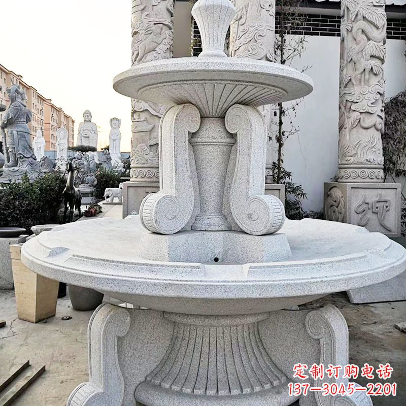 聊城许愿池喷泉 石雕