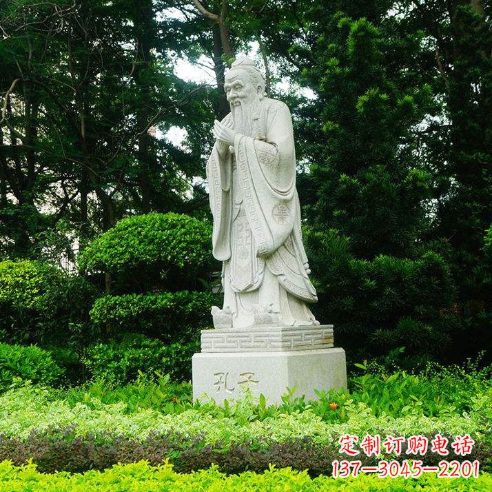 聊城学校名人铜像雕塑 孔子铜像雕塑