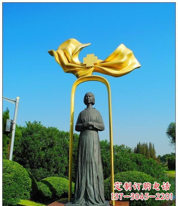 聊城医院南丁格尔名人铜雕