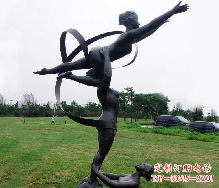 聊城艺术体操运动员雕塑