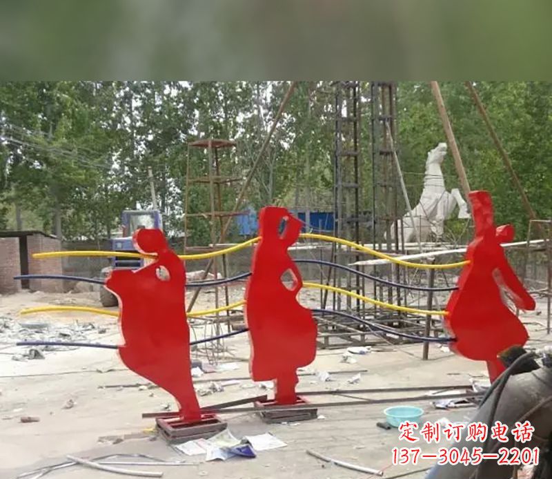 聊城音符剪纸雕塑不锈钢