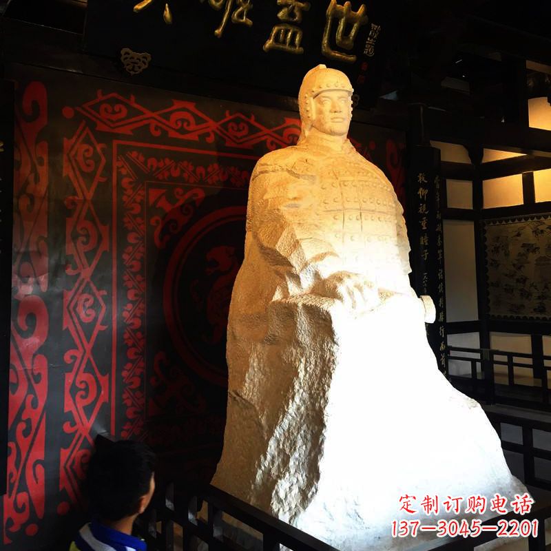 聊城英雄盖世楚霸王石雕像