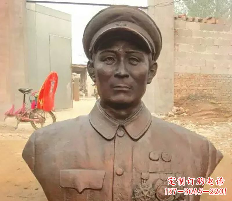 聊城元帅名人胸像铜雕