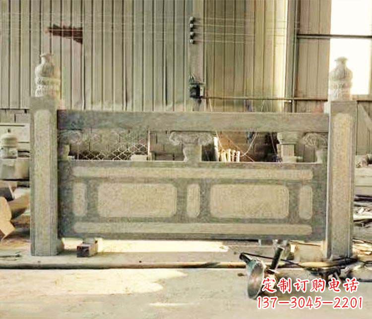 聊城园林仿古石栏板景观石雕