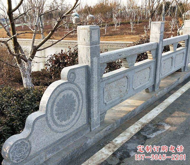 聊城园林仿古石栏板景观石雕_1