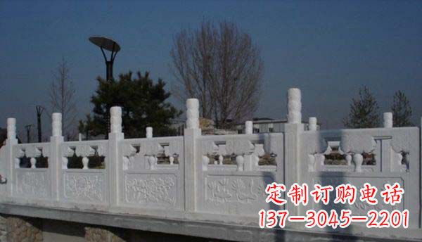 聊城园林汉白玉栏板景观石雕