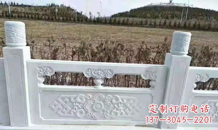 聊城园林汉白玉石浮雕栏板 (4)